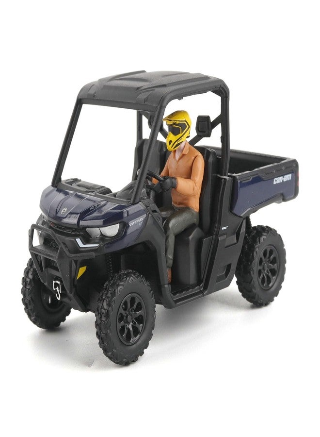 دايكاست ماسترز نموذج مصغر من المعدن المصبوب من شركة Diecast Masters BRP Bombardier Models بمقياس 1:32، طراز Can-Am Defender XT HD9 - أزرق بحري | رقم المنتج 60032 - Image 1
